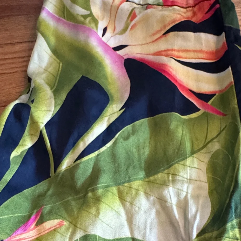 Floral Print Wide Leg Pants - Picture 2 of 3